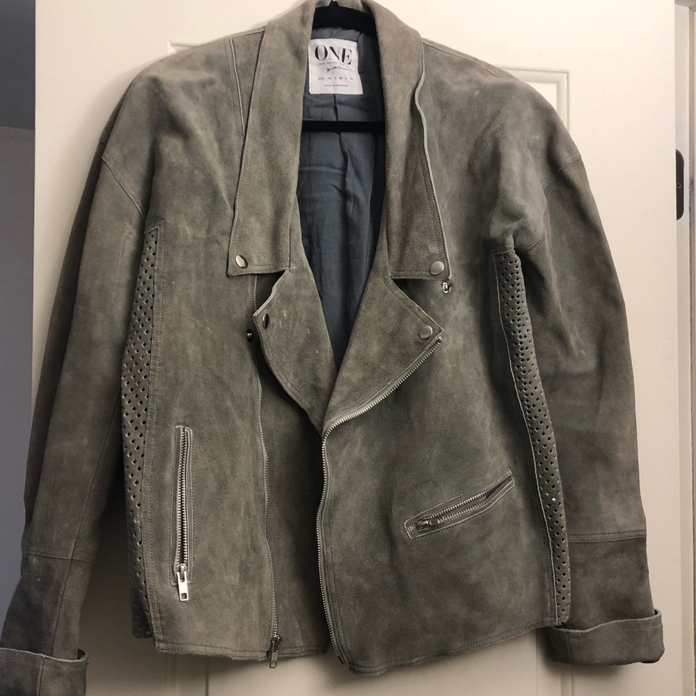 On Teaspoon Suede Jacket.
